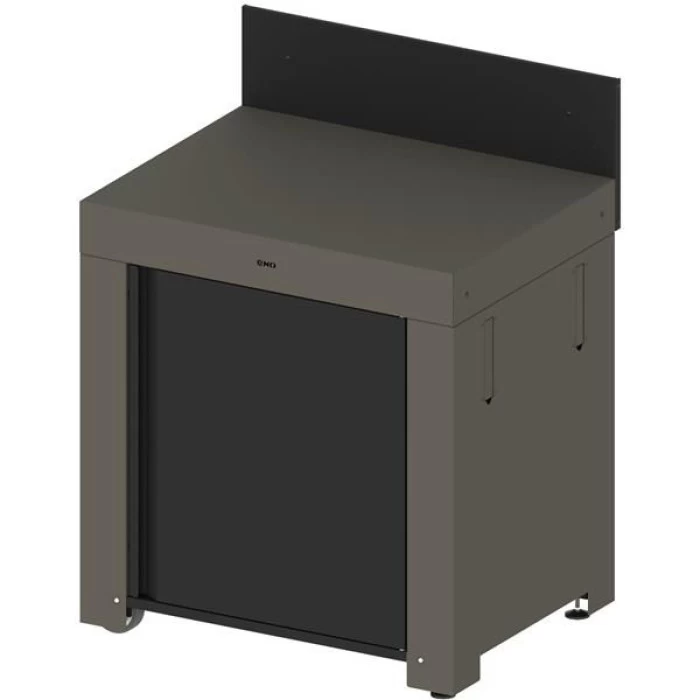 Cuisine D'extérieur ENO Modulo Acier Pour Plancha - 3 Modules Avec Cuisinière Et Chariot Félix 2 Cuisine D'extérieur ENO Modulo Acier Pour Plancha - 3 Modules Avec Cuisinière Et Chariot Félix – Image 2