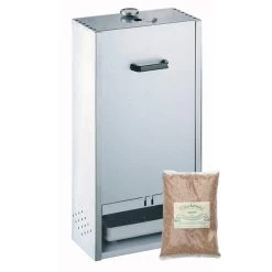 Fumoir Peetz Acier Aluminé Porte Amovible - L 39 X P 28 X H 75 Cm