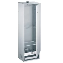 Fumoir Peetz Acier Aluminé Porte à Charnières - L 39 X P 28 X H 120 Cm -Napoleon Magasin 770015 fumoir peetz acier alumine porte 120 39 28 interieur