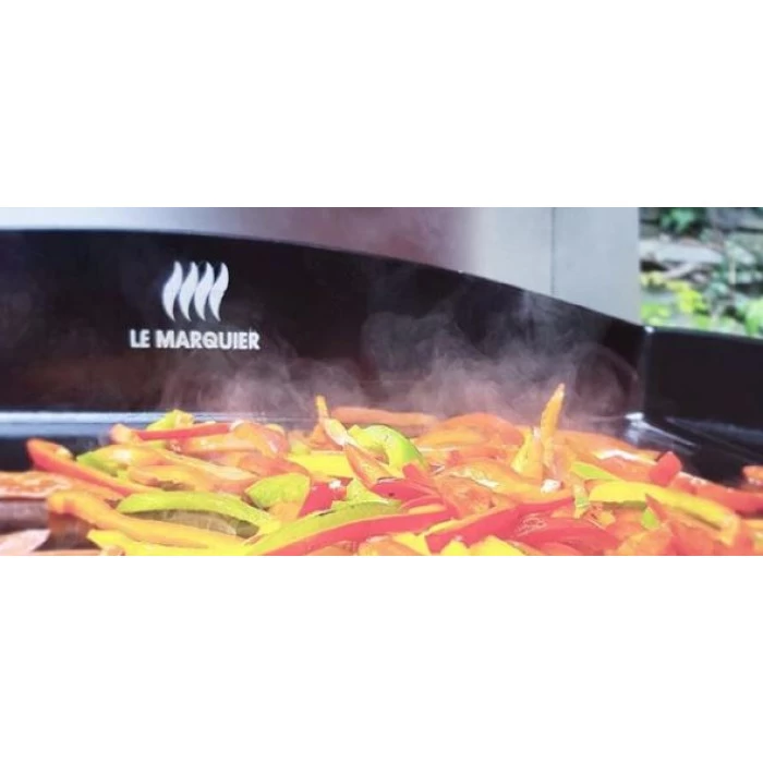 Barbecue Mendy + Plancha Baia 260 Le Marquier Sur Chariot Mixte Ardoise 3 Barbecue Mendy + Plancha Baia 260 Le Marquier Sur Chariot Mixte Ardoise – Image 3