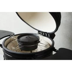 BARBECOOK Set De Cuisson Divide & Conquer Pour Kamados Avec Grille 53cm Kamal Ou K24 -Napoleon Magasin bc acc 7441 set cuisson kamado barbecook kamal 59cm cocotte