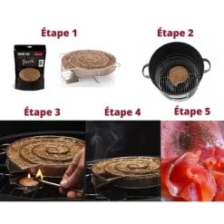 Kit Générateur De Fumée Froide Barbecook + 1 Sachet De Sciure 7 Kit Générateur De Fumée Froide Barbecook + 1 Sachet De Sciure -Napoleon Magasin bc smo 5016 fumoir a froid sciure barbecook utilisation 1 2