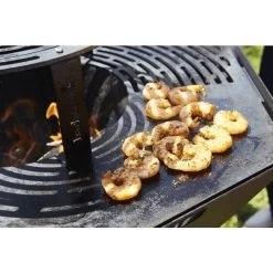 Brasero Plancha Barbecook Nestor Original - Acier Noir Galvanisé -Napoleon Magasin bc woo 6022 brasero barbecook nestor original acier galvanise nourriture plaque