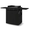 Pack Plancha à Gaz Forge Adour MODERN 60 Acier Noir + Chariot