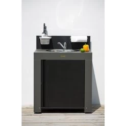 Cuisine D'extérieur ENO Modulo Acier Pour Plancha - 3 Modules Avec Cuisinière Et Chariot Félix 13 Cuisine D'extérieur ENO Modulo Acier Pour Plancha - 3 Modules Avec Cuisinière Et Chariot Félix -Napoleon Magasin cuisine exterieur modulo eno 3 acier evier 2 1
