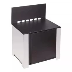 Cuisine D'extérieur ENO Modulo Inox Et Noir Pour Plancha - 3 Modules Avec évier -Napoleon Magasin modulo inox noir plancha cuisine exterieur eno 2 min 2