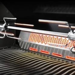 Rôtissoire Inox Pour Barbecue Napoleon Prestige PRO 500 Et Lex 485 -Napoleon Magasin p500rsib pro500 pro665 pro825 rear rotisserie burner 1