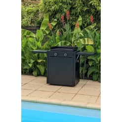 Pack Plancha à Gaz Forge Adour MODERN 60 Acier Noir + Chariot -Napoleon Magasin plancha forge adour modern 60 acier sur chariot 5 1