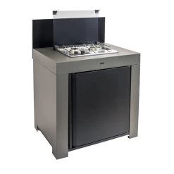 Modulo Table De Cuisson Master 2 Brûleurs - Coloris Gris Cargo - Pour Cuisine D'extérieur ENO