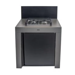 Modulo Table De Cuisson Master 2 Brûleurs - Coloris Gris Cargo - Pour Cuisine D'extérieur ENO -Napoleon Magasin pmod7006 2 cuisine exterieur modulo master 2 gris cargo eno