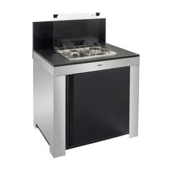 Cuisine D'extérieur ENO Modulo Inox Et Noir Pour Plancha - 5 Modules Avec Table De Cuisson Master -Napoleon Magasin pmod8506 1 cuisine exterieur modulo master 2 noir et inox eno 1 2 2