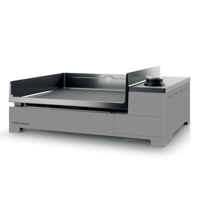 Plancha électrique Forge Adour PREMIUM 45 Acier Noir Et Gris 1 Plancha électrique Forge Adour PREMIUM 45 Acier Noir Et Gris