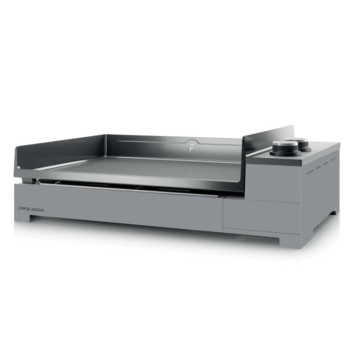 Plancha électrique Forge Adour PREMIUM 60 Acier Noir Et Gris 1 Plancha électrique Forge Adour PREMIUM 60 Acier Noir Et Gris