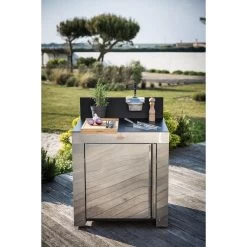 Cuisine D'extérieur ENO Modulo Inox Pour Plancha - 4 Modules -Napoleon Magasin reduit mod4101 a1 modulo standard hpl eno min