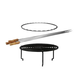 Set De Cuisson Grille Et Accessoires Pour Brasero OFYR - 85 Cm 1 Set De Cuisson Grille Et Accessoires Pour Brasero OFYR - 85 Cm