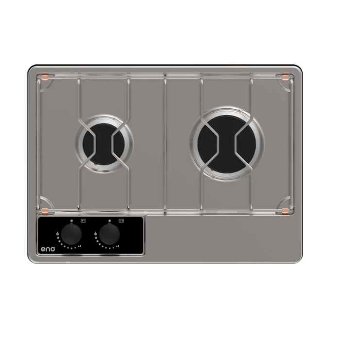 Pack Table De Cuisson Master 2 Brûleurs + Plateau Inox Et Noir Pour Modulo ENO 2 Pack Table De Cuisson Master 2 Brûleurs + Plateau Inox Et Noir Pour Modulo ENO – Image 2